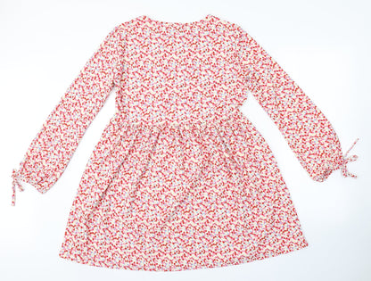 Wednesday's Girl Womens Multicoloured Floral  A-Line  Size S