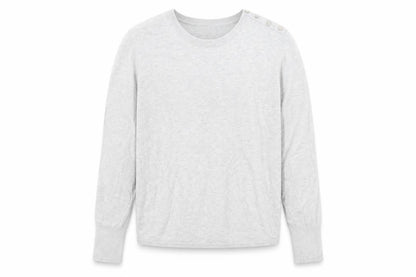 Womens UK Size L Only Grey Basic T-Shirt