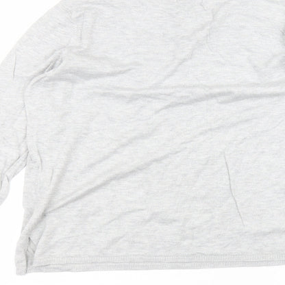 Womens UK Size L Only Grey Basic T-Shirt