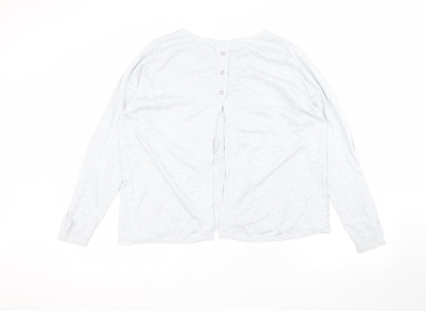 George Womens Grey   Cardigan Jumper Size 14