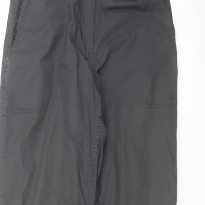 Womens UK Size 12 Preworn Regular Fit Sweatpants Black Trousers