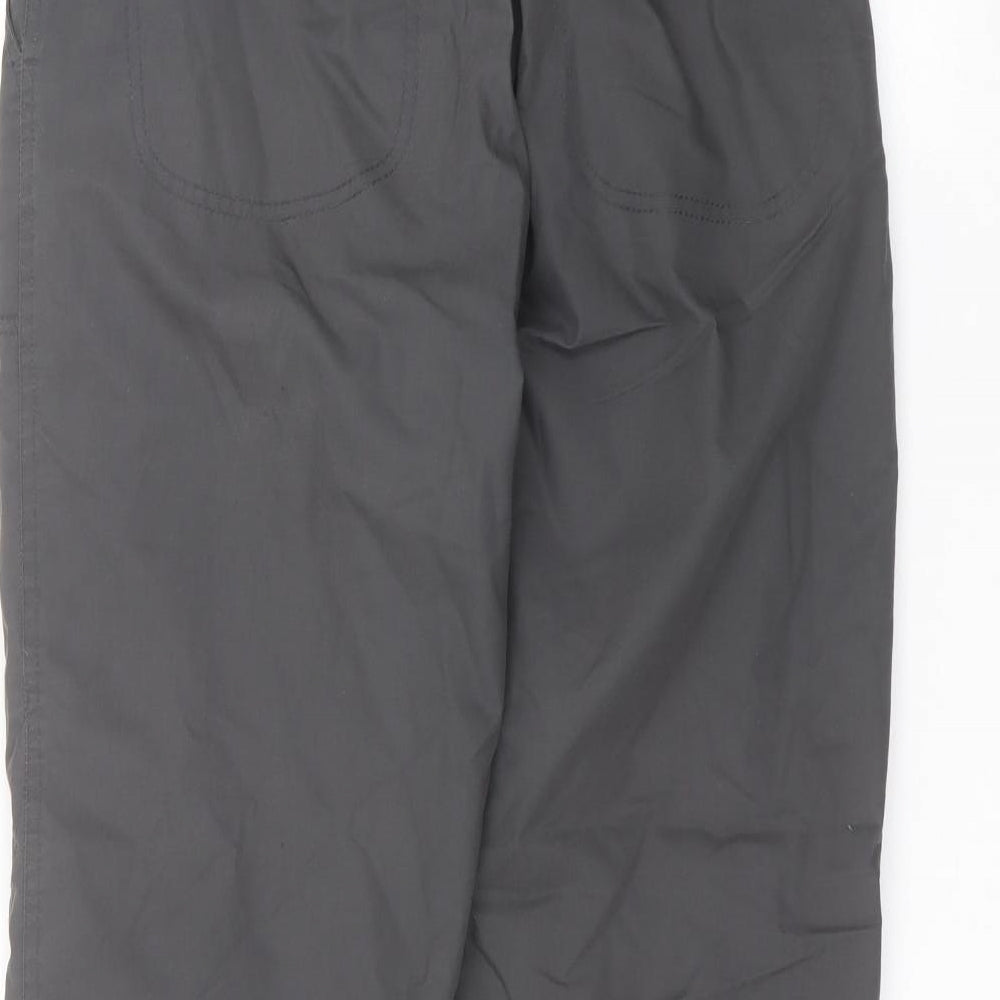 Womens UK Size 12 Preworn Regular Fit Sweatpants Black Trousers