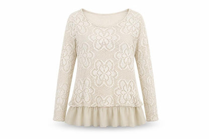 Front view of amaya women’s white basic t-shirt one size