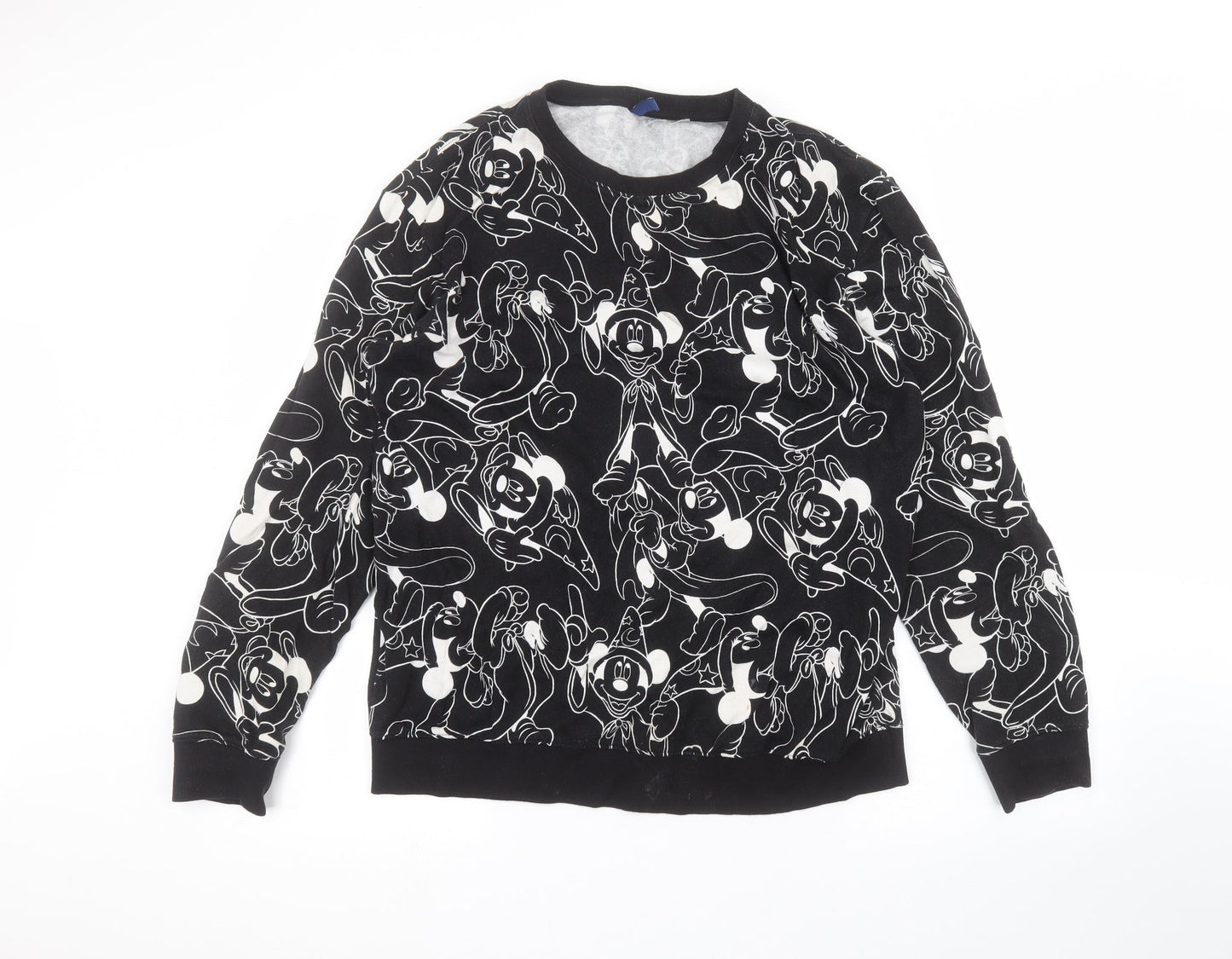 Womens UK Size M H&M Black Pullover Jumper