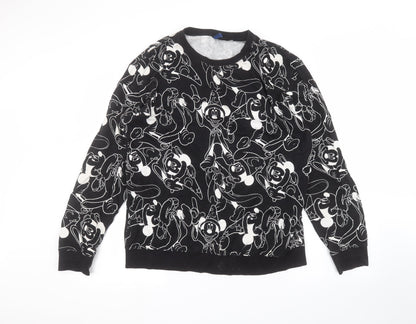 Womens UK Size M H&M Black Pullover Jumper
