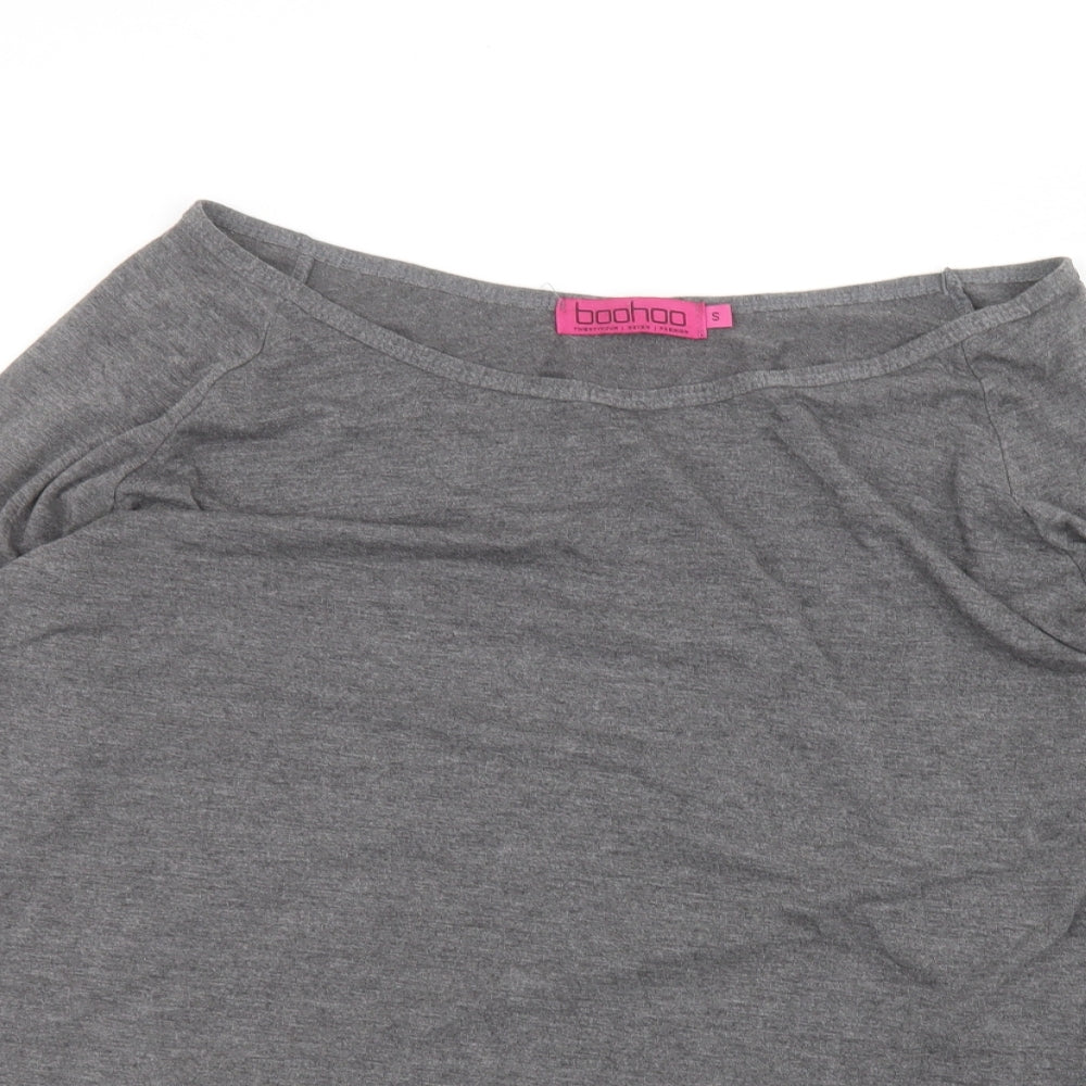 Boohoo Womens Black   Basic T-Shirt Size S