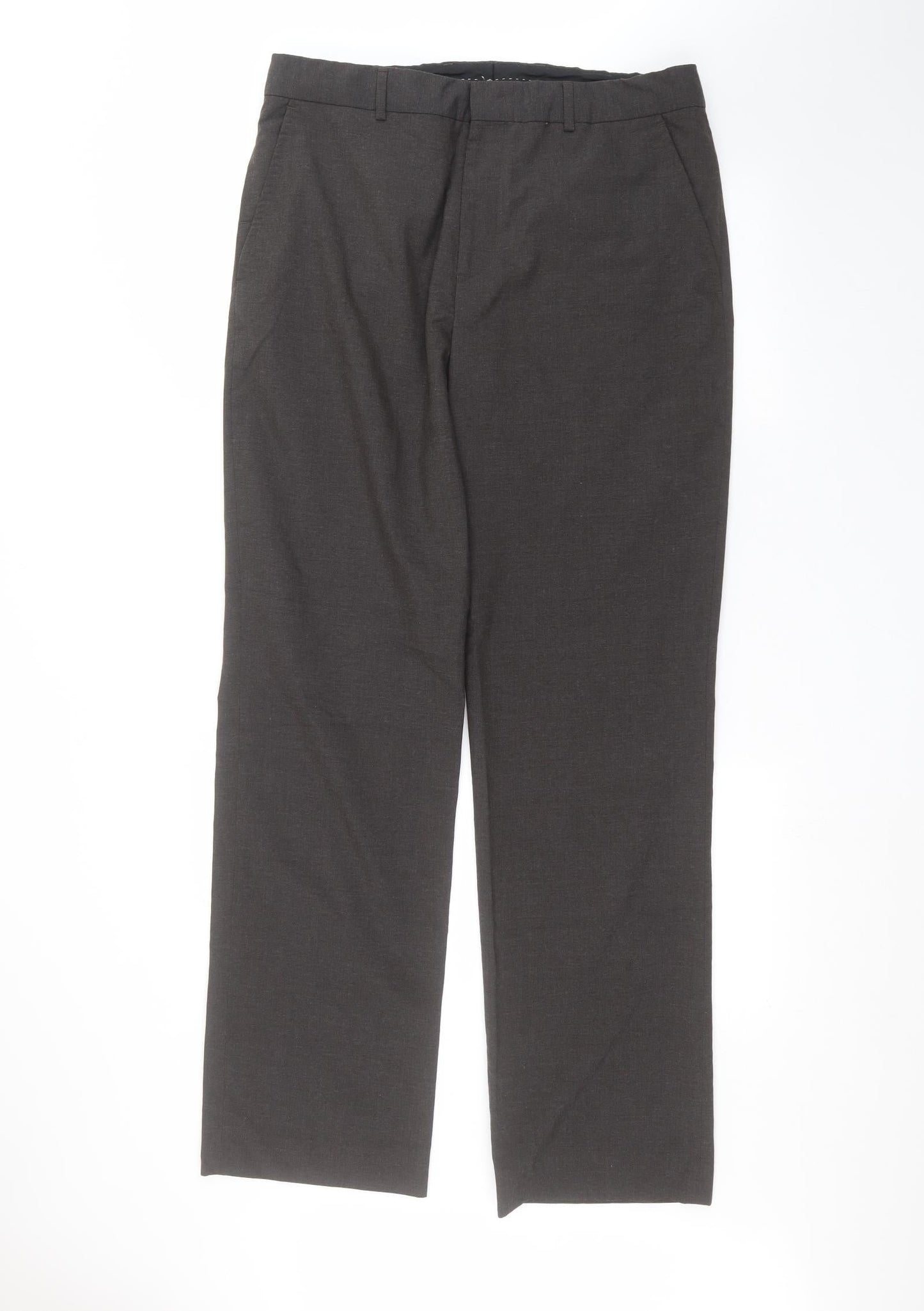 Burton Mens Black   Dress Pants Trousers Size L L32 in
