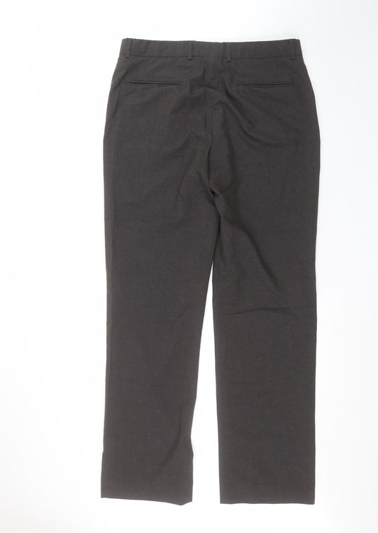 Burton Mens Black   Dress Pants Trousers Size L L32 in
