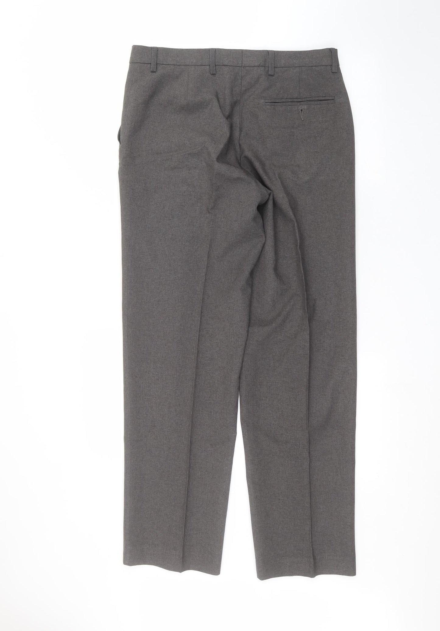 Taylor & Wright Mens Grey   Dress Pants Trousers Size 32 in L31 in