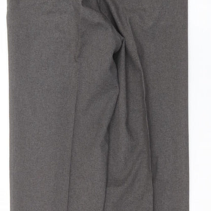 Taylor & Wright Mens Grey   Dress Pants Trousers Size 32 in L31 in