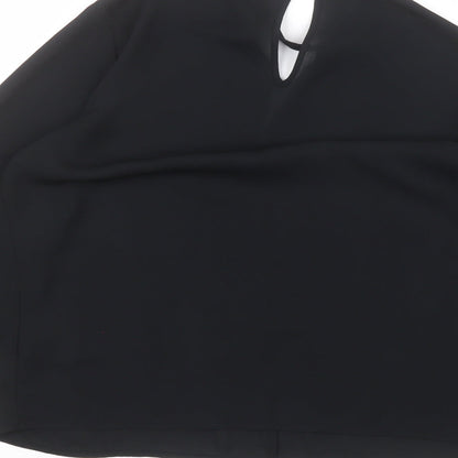 Papaya Womens Black   Basic Blouse Size 12