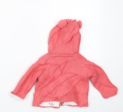 Marks and Spencer Girls Pink   Jacket  Size 3-6 Months