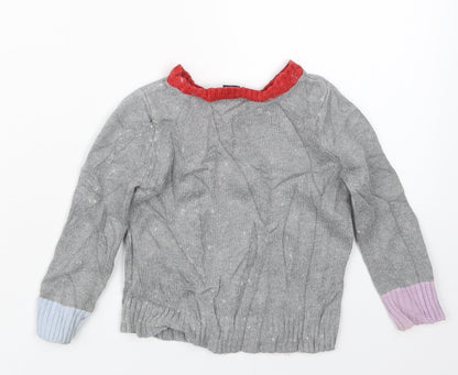 Gap Girls Grey  Knit Pullover Jumper Size 18-24 Months
