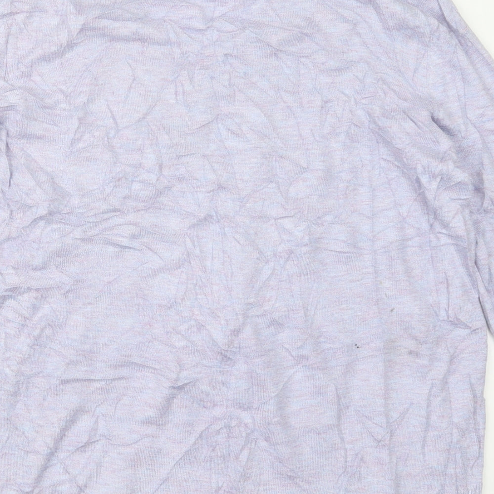Womens UK Size 14 M&Co Purple Pullover Jumper