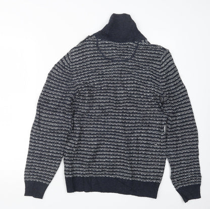 Burton Mens Blue  Knit Pullover Jumper Size S