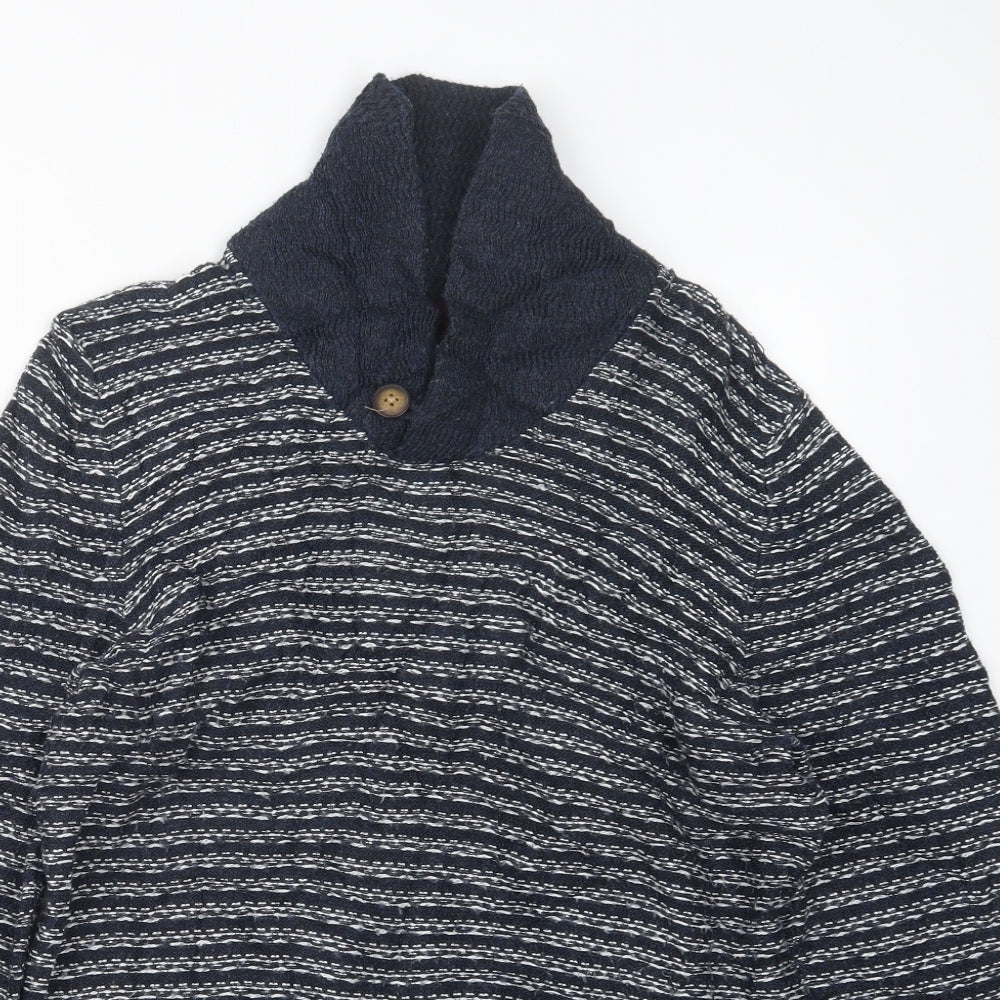 Burton Mens Blue  Knit Pullover Jumper Size S