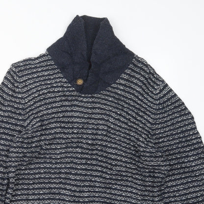 Burton Mens Blue  Knit Pullover Jumper Size S