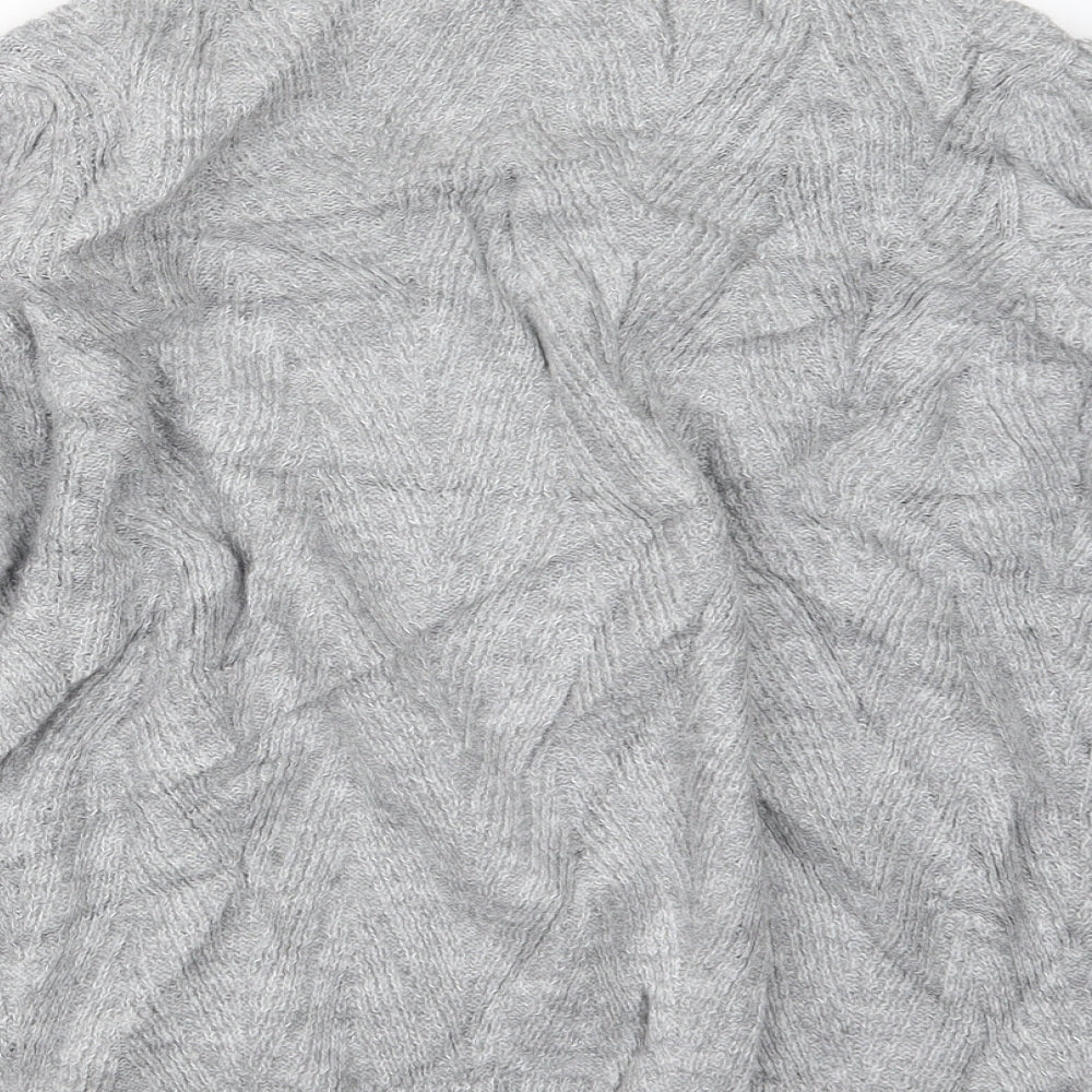 George Womens Grey  Knit Pullover Jumper Size M