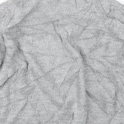 George Womens Grey  Knit Pullover Jumper Size M