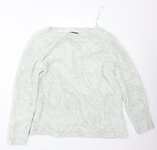 Womens UK Size 14 Debenhams Grey Pullover Jumper
