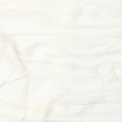 Womens UK Size S Marks and Spencer White Pullover Jumper