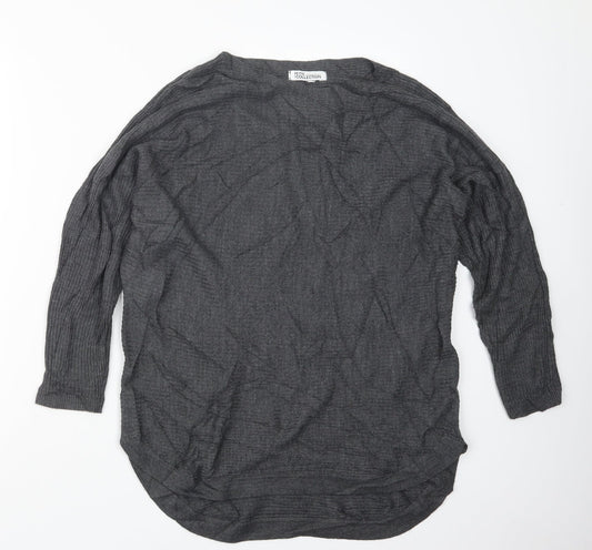 Womens UK Size 14 Debenhams Grey Pullover Jumper