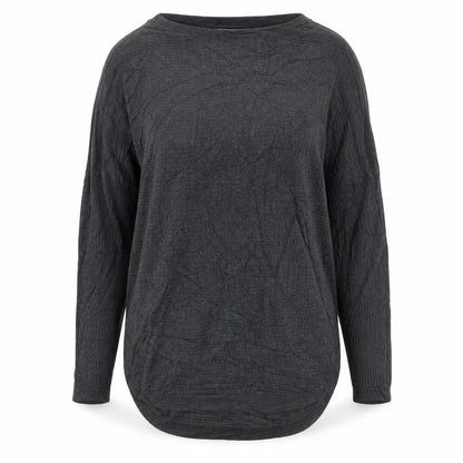 Front view of Debenhams women’s grey jumper, size UK 14