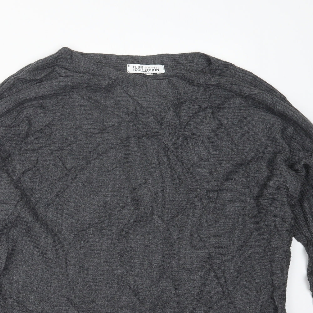 Womens UK Size 14 Debenhams Grey Pullover Jumper
