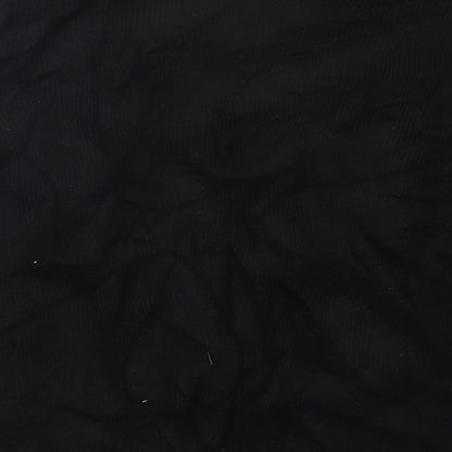 Preworn Mens Black Geometric Knit Pullover Jumper Size L