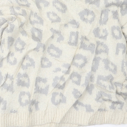 Womens UK Size 10 Dorothy Perkins White Pullover Jumper