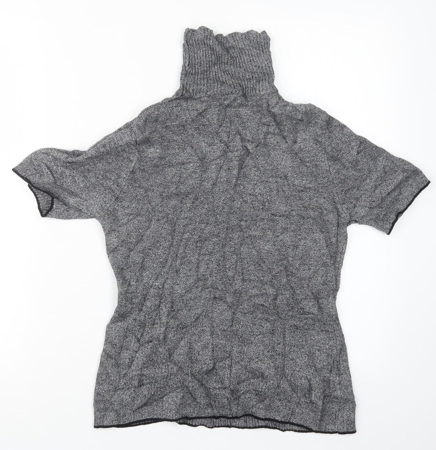 Womens UK Size M Preworn Grey Basic T-Shirt