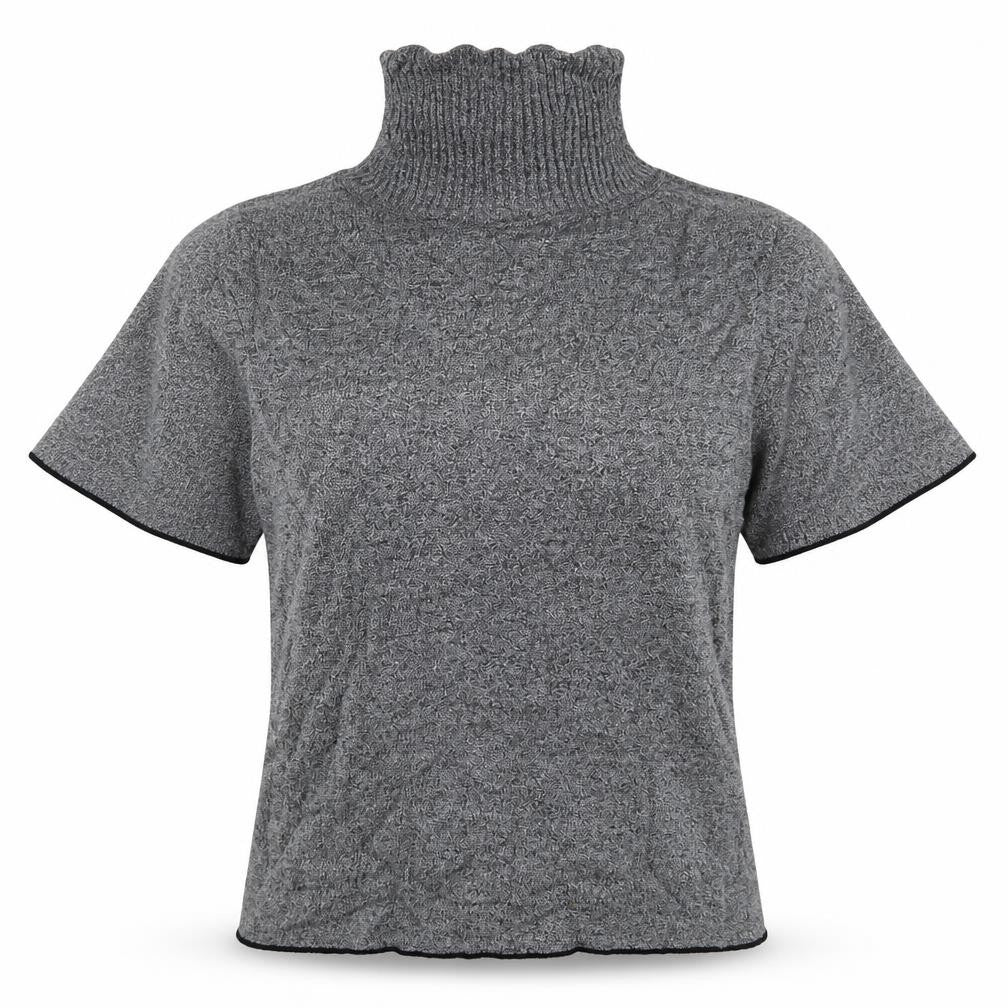 Womens UK Size M Preworn Grey Basic T-Shirt