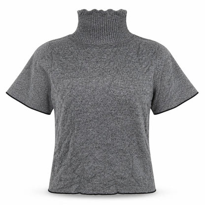 Womens UK Size M Preworn Grey Basic T-Shirt