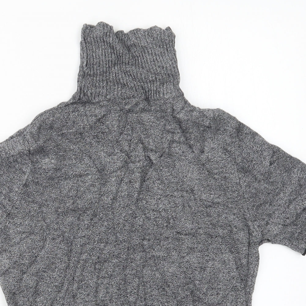 Womens UK Size M Preworn Grey Basic T-Shirt