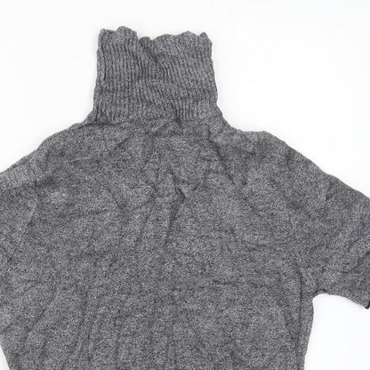 Womens UK Size M Preworn Grey Basic T-Shirt