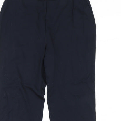 Womens UK Size 16 M&S Regular Fit  Blue Trousers