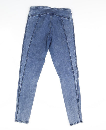 Denim & Co. Womens Blue  Denim Skinny Jeans Size 10 L28 in