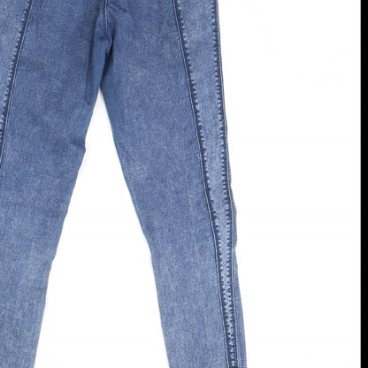 Denim & Co. Womens Blue  Denim Skinny Jeans Size 10 L28 in