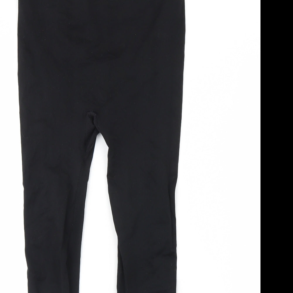 Secret Posessions Womens Black   Capri Leggings Size M L28 in