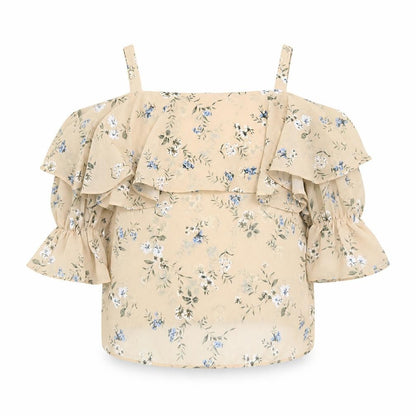 Womens UK Size 10 In the Style Beige Basic Blouse