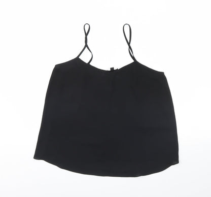 Topshop Womens Black   Basic Tank Size 12