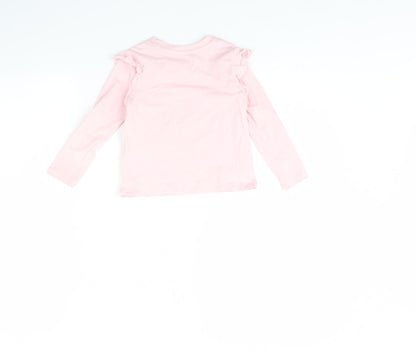 Very Girls Pink   Basic T-Shirt Size 2 Years  - Shine Bright