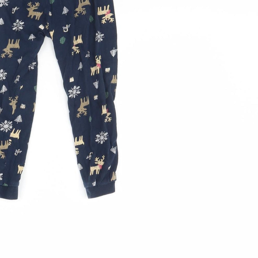 Lulipu Girls Blue Spotted  Cami Pyjama Pants Size 2 Years  - Christmas
