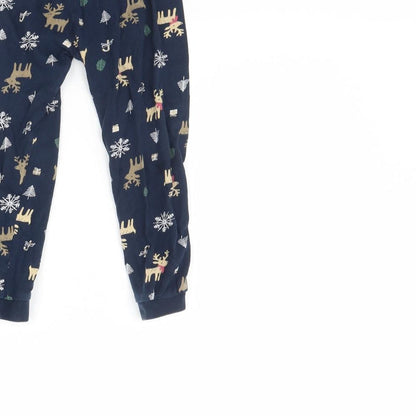Lulipu Girls Blue Spotted  Cami Pyjama Pants Size 2 Years  - Christmas