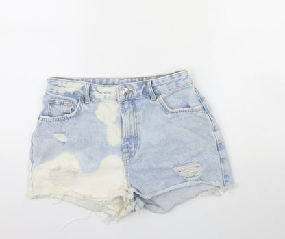 George Womens Blue  Denim Cut-Off Shorts Size 30 in