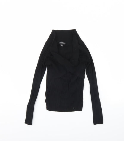 Womens UK Size 12 Miss Selfridge Black Pullover Jumper