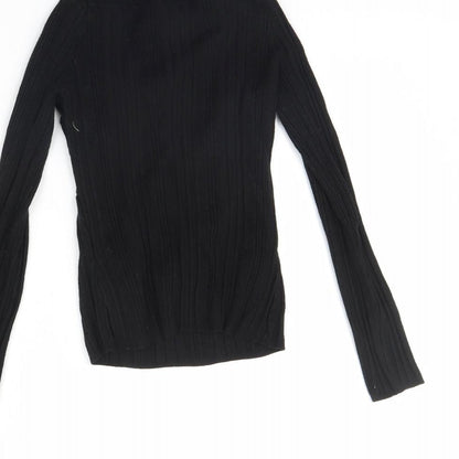 Womens UK Size 12 Miss Selfridge Black Pullover Jumper