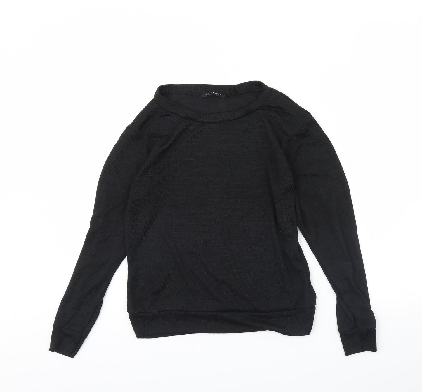 Womens UK Size S QED London Black Pullover Jumper