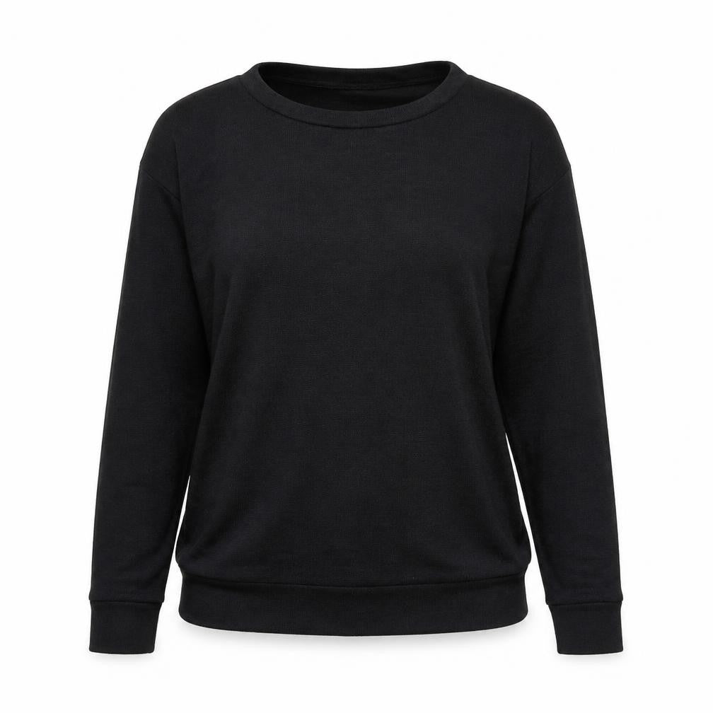 Womens UK Size S QED London Black Pullover Jumper