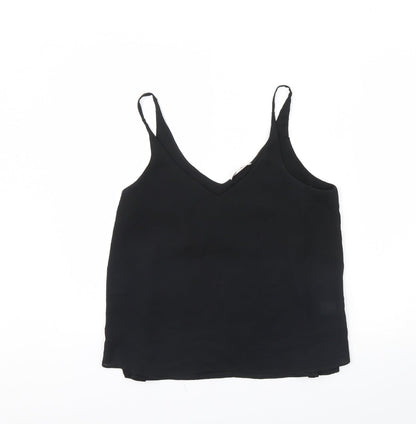 Womens UK Size 14 Blue Inc Black Basic Tank